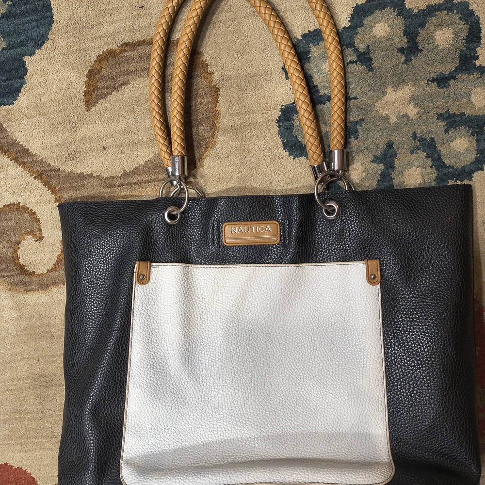 Nautica Black and White Women's Bag
